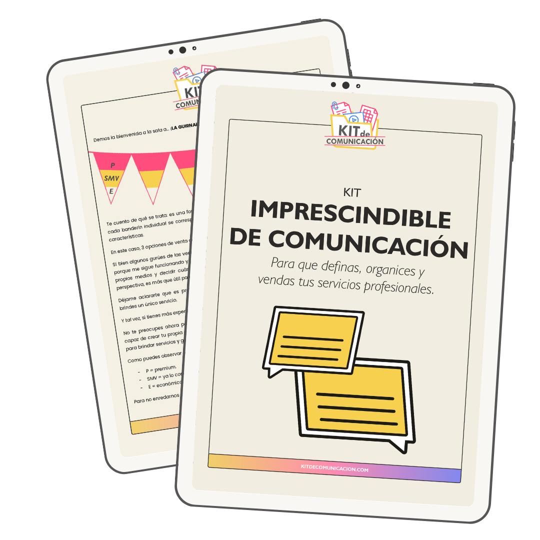 Vero Espindola - Kit imprescindible de comunicación